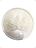 2015
Silver
Canadian Maple Silver Bullion
