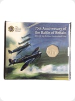 2015
Cupronickel
50p BU - 75th Anniversary Of The Battle Of Britain
