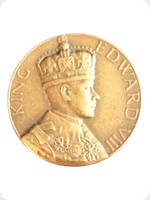 1936
Bronze
Edward VIII Abdication Medal

