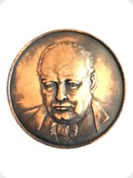 1954
Bronze
Winston Churchill 80th Birthday
