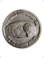 1981
Steel
Fifth World Hot Air Balloon Championship - Battle Creek Michigan USA
