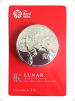 2016
Silver
Lunar Year Of The Monkey
