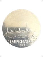 1970
Cupronickel
Ocean Steamship Liners Medal - Imperator 1933

