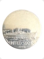1970
Cupronickel
Ocean Steamship Liners Medal - United States 1952
