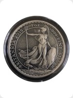 2016
Silver
Britannia &pound;2 Silver Bullion Antique Finished
