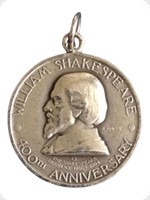 1964
Silver
William Shakespeare 400th Anniversary Medal
