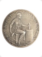 1924
Silver
British Empire Exhibition - Britannia Moneta
