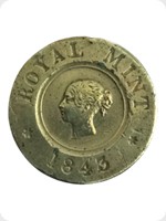 1843
Copper
Royal Mint Sovereign Weight
