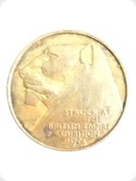 1924
Bronze
British Empire Exhibition - 'Keepsake Medal' No. 1
