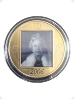 2006
Cupronickel
Queens 80th Birthday Lenticular Medal
