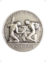 1964
Silver
William Shakespeare 400th Anniversary Medal
