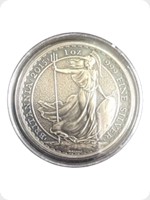 2015
Silver
Britannia &pound;2 Silver Bullion Antique Finished

