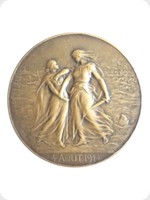 1914
Bronze
Germany Invades Belgian Territory  Medal
