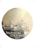 1970
Cupronickel
Les Grands Transatlantique 2of12 - Imperatrice Eugenie 1862
