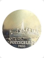 1970
Cupronickel
Les Grands Transatlantique 3of12 - Deutschland 1900
