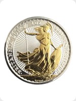 2017
Silver
Britannia &pound;2 Silver Bullion Gold Silhouette
