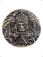 2016
Copper
Mayan Aztec Calendar Prophecy Token
