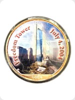 2004
Silver
US Eagle Silver Bullion Colorised Freedom Tower, July 4, 2004

