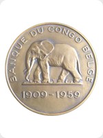 1959
Bronze
50th Anniversary Of Belgian Congo Bank

