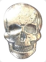 2017
Silver
Human Skull - 2oz 3D Bar
