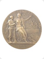 1911
Bronze
French War Office Military Preparation Medal
