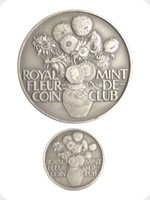 2000
Silver
Fleur De Coin Medal And Badge
