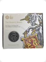 2017
Cupronickel
Queens Beasts 2017 - The Unicorn Of Scotland BU
