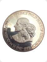 1972
Silver
Queen Elizabeth II And Prince Philip Silver Wedding Anniversary
