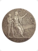 1911
Silver
French War Office Military Preparation Medal
