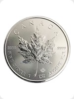 2017
Silver
Canadian Maple Silver Bullion
