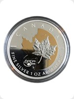 2013
Silver
Canadian Maple Silver Proof - 25th Anniversary Edition
