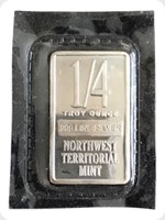 2017
Silver
Northwest Territorial Mint 1/4 Ounce Bar
