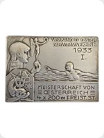 1933
Bronze
4 x 200m Breast Stroke Plaque
