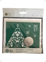 2017
Cupronickel
&pound;5 BU - The Christmas Tree
