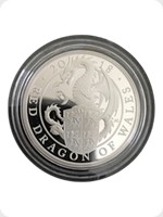 2018
Silver
Queens Beasts 2018 - The Red Dragon Of Wales Proof
