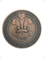 1994
Bronze
Prince Charles Investiture 25th Anniversary Medal
