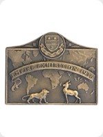 1936
Bronze
Johannesburg, South Africa Empire Exhibition World Map
