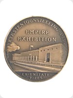1936
Bronze
Johannesburg, South Africa Empire Exhibition Medal
