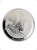 2018
Silver
Australian Kookaburra Silver Bullion
