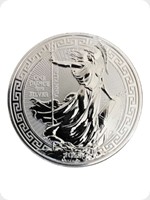 2018
Silver
Britannia &pound;2 Silver Bullion Oriental Border
