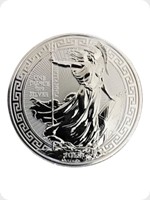 2018
Silver
Britannia &pound;2 Silver Bullion Oriental Border
