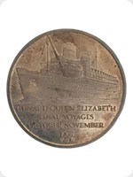 1968
Bronze
Cunard Queen Elizabeth Final Voyage
