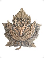1914
Bronze
72 Overseas Battalion Badge
