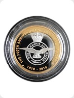 2018
Silver
&pound;2 Proof RAF Centenary Badge
