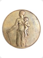 1934
Bronze
25th Anniversary Of Belgian Congo Bank
