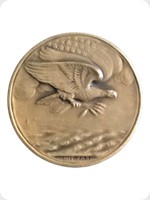 1918
Bronze
WWI Swiss Thank You Medal To America
