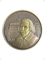 2001
Bronze
William Shakespeare Royal Mint 2001 Calendar Medal
