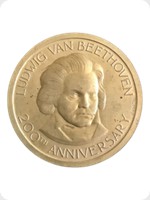 1970
Bronze
Ludwig Van Beethoven 200th Anniversary Medal
