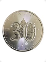 2018
Silver
Canadian Maple Silver Bullion - 30th Anniversary Edition
