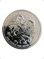 2018
Silver
Two Dragons &pound;2 Silver Bullion
